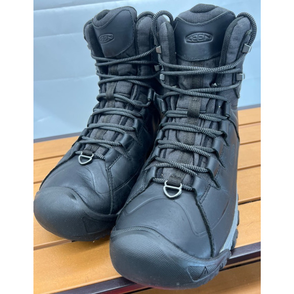 KEEN TARGHEE LACE BOOTS HIGH POLAR Insulated Waterproof 9.5 M Fit Black /Raven main image 8
